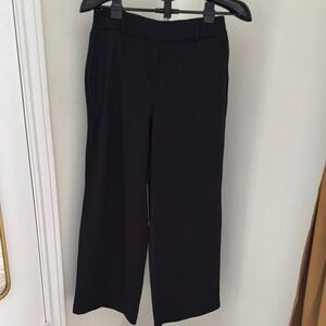 Lands End Wide Leg Black Women's Pants